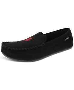 NIB Polo Ralph Lauren Men's Loafer Slippers~Black~SZ 10