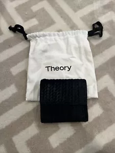Damen Theory Pelz Geldbörse brandneu schwarz - Bild 1 von 6