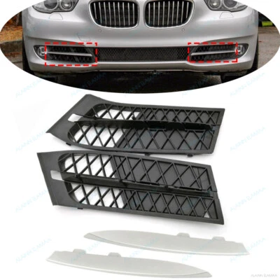 Parachoques delantero cerrado rejilla exterior 4 piezas para BMW 5' F07 GT 535i GT 550i GT 2010-13 Foto 1 de 4