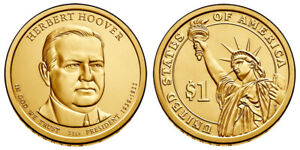 2014-D HERBERT HOOVER  PRESIDENTIAL DOLLAR COIN
