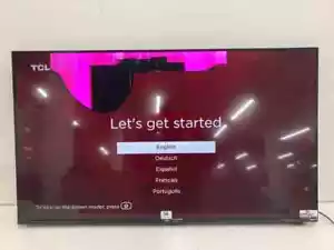 TCL 43" TV MODEL 43RP630K RRP £245 (NO REMOTE, NO STAND) (SMASHED SCREEN - Picture 1 of 12