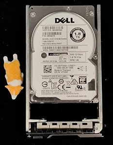 Disque dur VTHDD 0VTHDD DELL HITACHI 1,8 To 10K 12G 512E SAS 2,5" SFF HUC101818CS420 - Photo 1/4