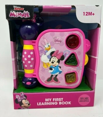 Disney Minnie Mouse Meu Primeiro Livro de Aprendizagem Visão Som 12M - Imagem 1 de 4
