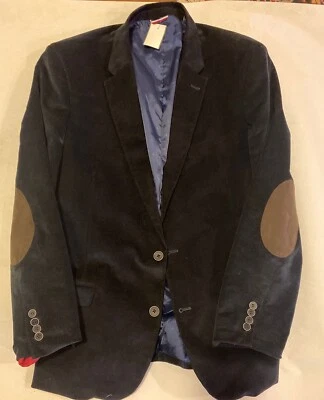 Suede Men's jacket Tommy Hilfiger Nautical Ship Captain Faux  Size Large 44 - Image 1 of 4