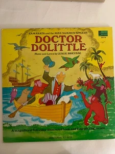 Vintage 1968 Disneyland LP Doctor Dolittle STER-3979 Vinyl and Book - Foto 1 di 4