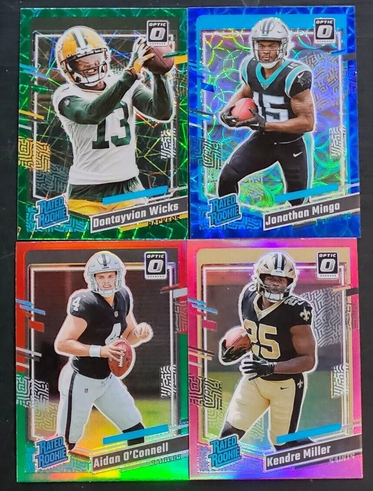 2023 Donruss Football OPTIC PREVIEW PRIZMS Rated Rookies You Pick - Image 1 of 1