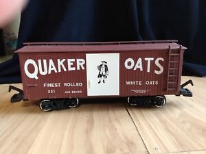 G Scale/ Gauge QUAKER OATS Boxcar Train