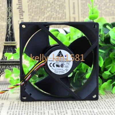 1pc DELTA EFB0924SHF 24V 0.38A 9232 4-wire Double Ball Inverter Server Fan - Image 1 of 2
