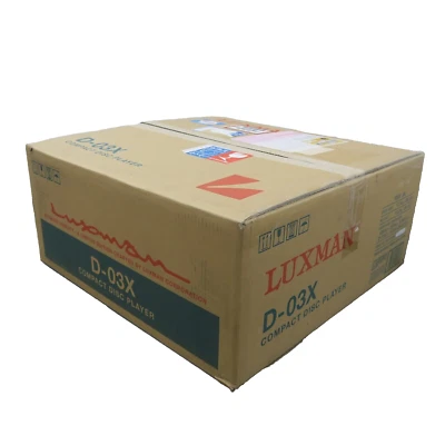 Luxman D-03X D03X CD player MQA-CDMQA File Compatible Blaster white Silver New  - Image 1 of 4