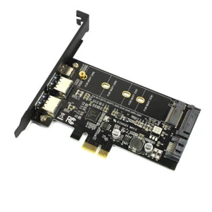 3.0 & Typ-c M.2 PCIe-Adapter M2 SSD SATA B Schlüssel zum PCI-e 3.0-Controller - Bild 1 von 11