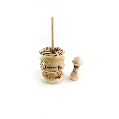 Moroccan Black Kohl Powder Natural Kajal Eyeliner Free Applicator Wood Stick 10g - Image 1 of 4