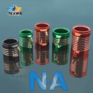 Chaqueta de agua de motor sin escobillas refrigeración por agua 29 mm 36 mm 40 mm aleación negra aluminio - Imagen 1 de 7