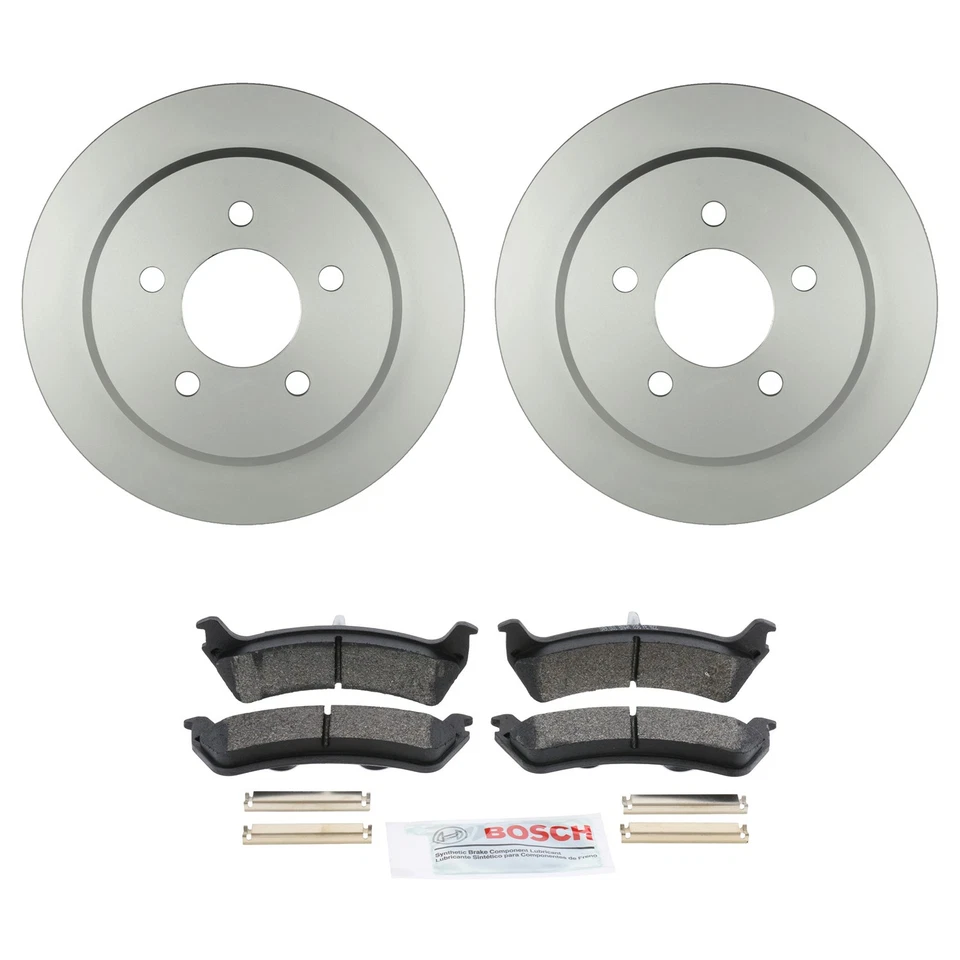 Комплект задних дисковых тормозных дисков и керамических тормозных колодок Bosch для Ford Explorer Sport - Изображение 1 из 1