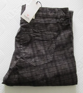 ANGELS CICI 595 HOSE JEANS Gr. 46 L 30 braungrau kariert Col. 109 *NEU* 99,99€ - Bild 1 von 3