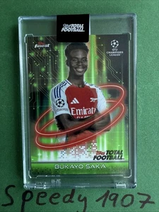 Topps Finest Total Football Arsenal Saka Redemption UCC 24 FF-4 Green #12/75 - Picture 1 of 1