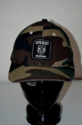 Gorra de béisbol Ram camuflada Guts Glory gorra trasera a presión marrón verde OSFM Foto 1 de 4
