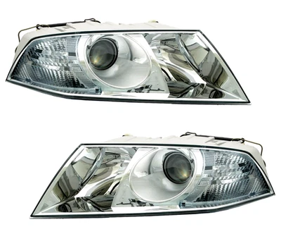 Scheinwerfer Set für Skoda Octavia 2 H1 H7 Motor & Projektor Linse - Bild 1 von 4