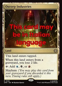 MTG OSCORP INDUSTRIES EXC - OSCORP INDUSTRIES 182 - SPM - MAGIC - Picture 1 of 1