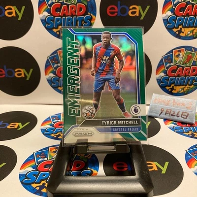 2021 Panini Tyrick Mitchell 5/5 Crystal Palace Green Prizm Emergent Insert Card - Image 1 of 2