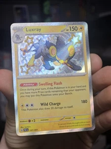 π Luxray 137/091 Paldean Fates Baby Shiny Holo NM/M π - Picture 1 of 4