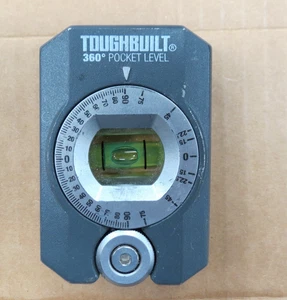 TOUGHBILT 360 DEGREE POCKET LEVEL - HANDY !!!! - Picture 1 of 4