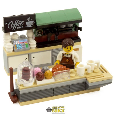 Coffee Shop & Minifigure - Cafe, food shop, bakery barista | All parts LEGO - Image 1 of 4