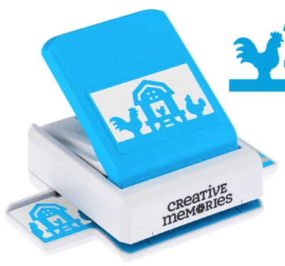 New Creative Memories Chicken Coop Border Punch Scrapbooking Farm NIB