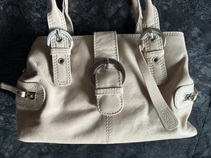 Clarks Small New Leather Bag New Cream - Picture 1 of 11