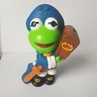 Vintage 1989 Illco Henderson Muppets Kermit The Frog Plastic Coin Bank 10" 
