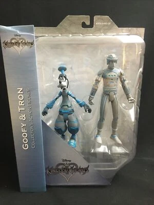 Juego de figuras GOOFY & TRON Kingdom Hearts de Disney MOC NUEVO Diamond Select Nuevo en paquete Foto 1 de 4