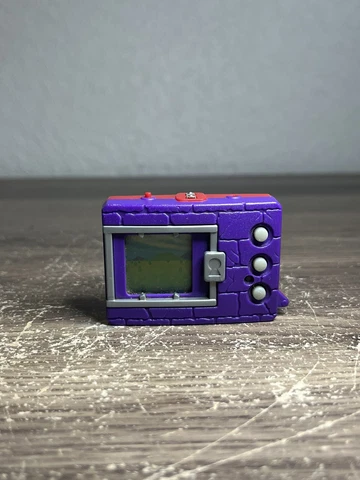 Digimon Vpet Virtual Pet Digivice Version 3 Digital Monster Purple Brick 1997 Cover