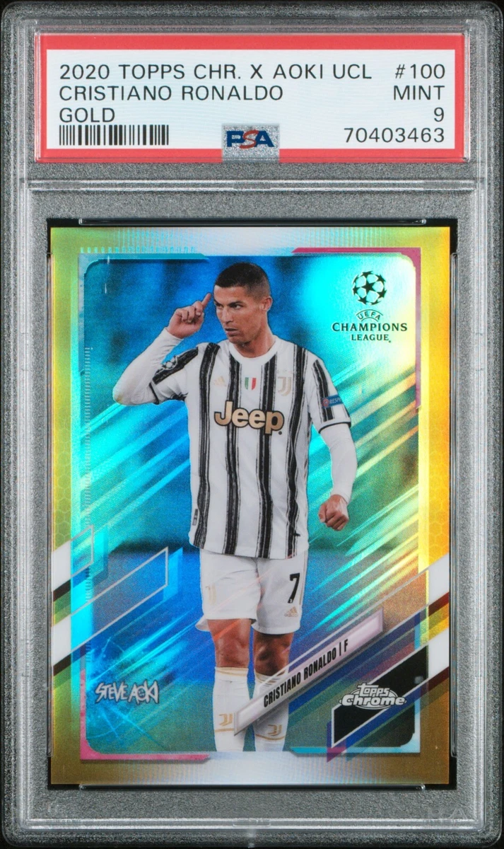2020-21 Topps Chrome X Steve Aoki UCL Cristiano Ronaldo #100 for