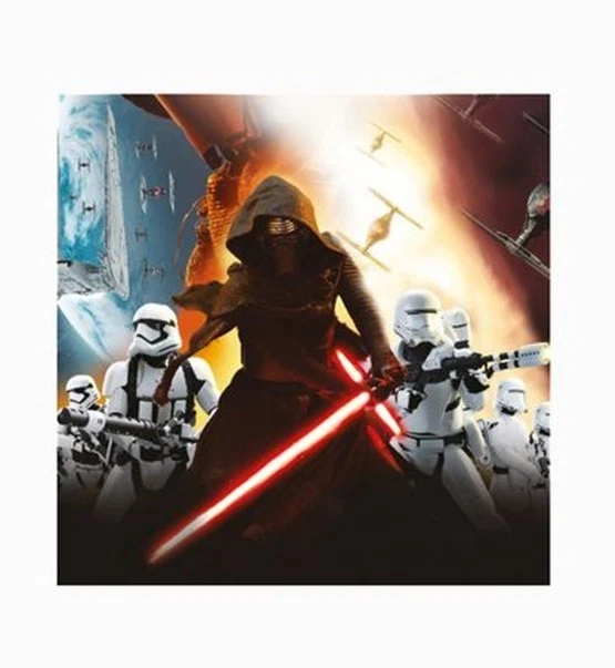 Licensed DISNEY STAR WARS Light Up LED Canvas Picture Room Decor Night Light  - Image 1 of 1
