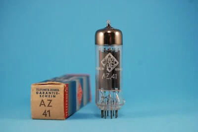 Telefunken AZ41 NOS NIB Tested Full-wave  Rectifier Power Supply Tube - Imagem 1 de 4