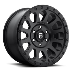 Fuel 16x8 D579 Vector Wheel Matte Black 6x5.5 / 6x139.7 PCD +20mm Offset 5.29"BS