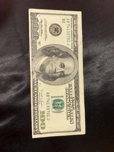 100 Dollar Bill (Misprint / Miscut / Off Center) 1996 Series - Picture 1 of 2