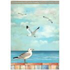 Stamperia Rice Paper Sheet A4-Blue Dream Seagulls - 6 Pack
