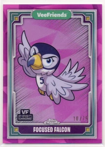 2025 VeeFriends Chrome Pink Refractor 4 Focused Falcon 10/75 - Picture 1 of 2