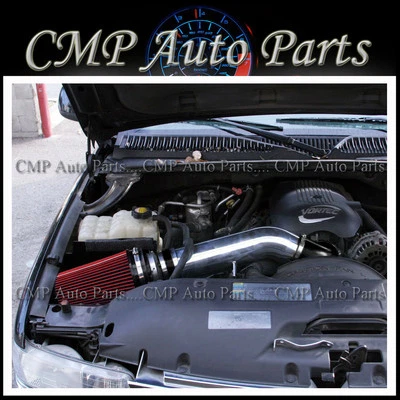 NEGRO ROJO 00-06 GMC SIERRA YUKON DENALI XL 1500 2500 5,3 L 6,0 L ADMISIÓN DE AIRE FRÍO Foto 1 de 2