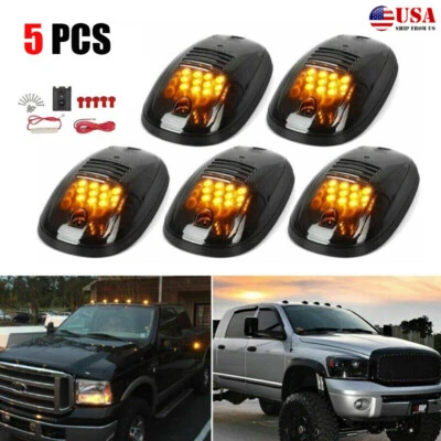 5x Luz LED de señalización de funcionamiento para cabina de camión ahumada para Dodge RAM 1500 2500 Foto 1 de 4