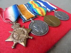 WW1 Naval Long Service Medal Group - Jutland / Dogger Bank / Dieppe Raid - WARD