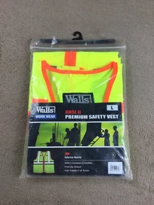 Gilet di sicurezza Walls Work Wear 3M Premium taglia L, compatibile ANSI II - Foto 1 di 3