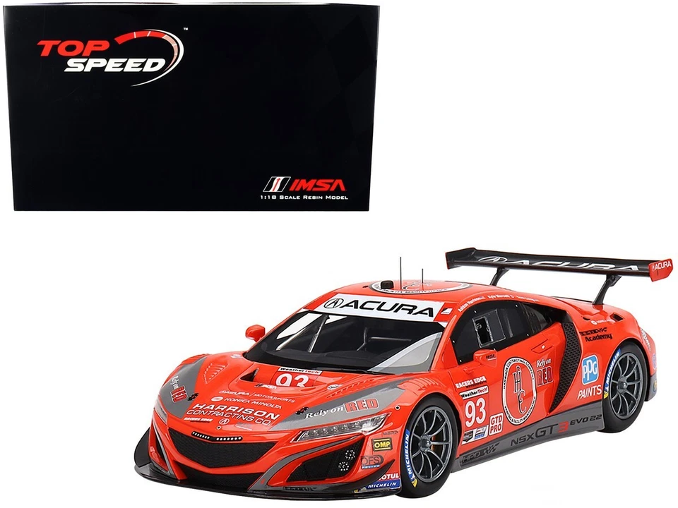 Acura NSX GT3 EVO22 #93 Ashton Harrison - Kyle Marcelli - Tom Long "WTR Racers E - Image 1 of 4