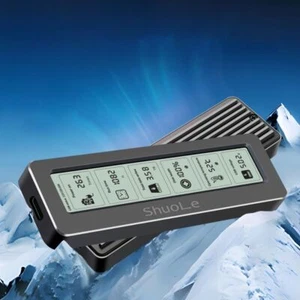 USB3.2 Gen2 PCI-E SSD Adapter Display Screen Hard Drive Enclosure - Afbeelding 1 van 9