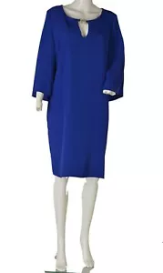 ABITO DONNA ELEGANTE GIROCOLLO TREQUARTI SPACCO OLTRETEMPO ART. 11324/01 - Bild 1 von 9