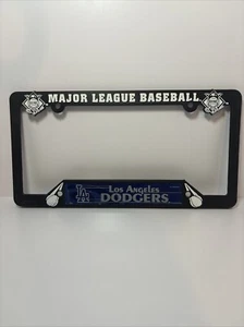 Los Angeles Dodgers MLB Plastic License Plate Frame Black - Picture 1 of 5