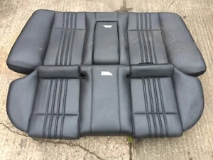 2008 ALFA ROMEO 159 LUSSO SALOON REAR INTERIOR SEATS IN BLACK LEATHER - Picture 1 of 7