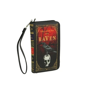 The Raven Book-Style Wallet with ID Holder - Snap Closure - Picture 1 of 7