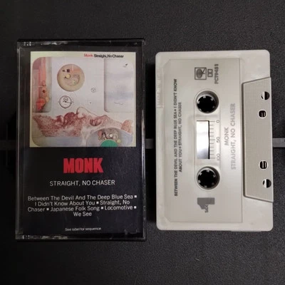 Thelonious Monk Straight No Chaser Cassette Tape Vintage Jazz Music Foto 1 de 2