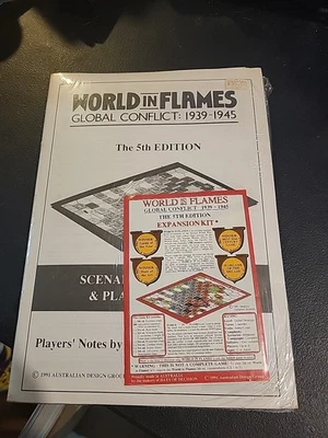 World in Flames Global Conflict 1939-1945 5th Edition Upgrade Kit New Sealed - Image 1 of 4